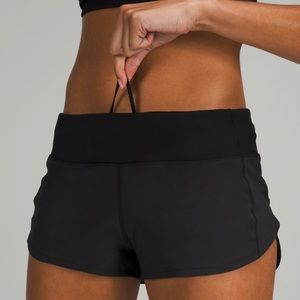 Lululemon Speed Up Low Rise Lined 2.5” Black